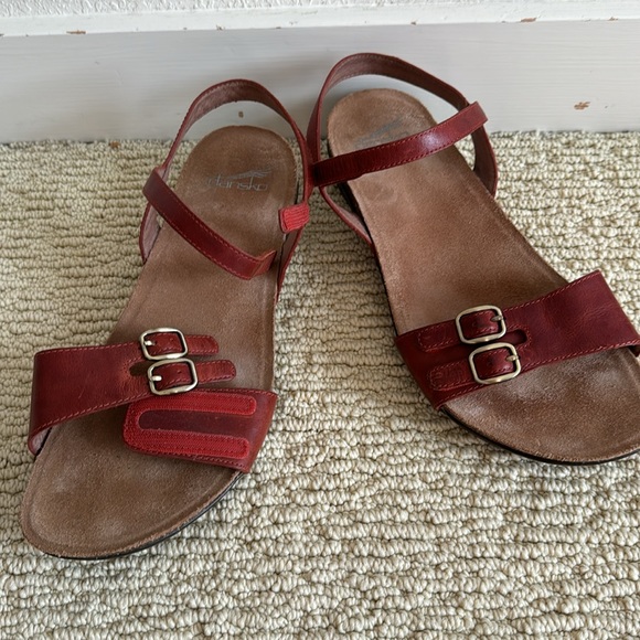 Dansko Janelle red sandals size 41 (9.5 - 10) - Picture 8 of 8